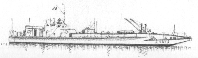 1960 - Mototrasporto costiero MTC ex motozattera da sbarco 1943